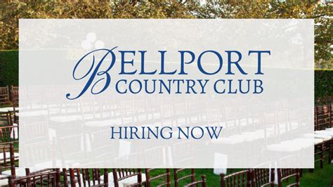 Bellport Wedding Venue, Hiring Now | Bellport Country Club