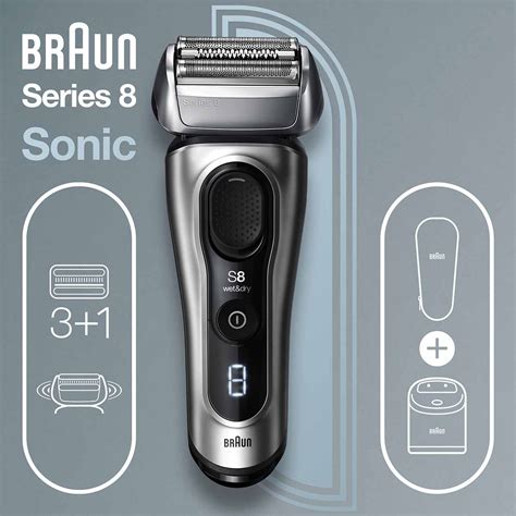 Braun Series 8 With 5 In 1 Smartcare Center Silver Braun