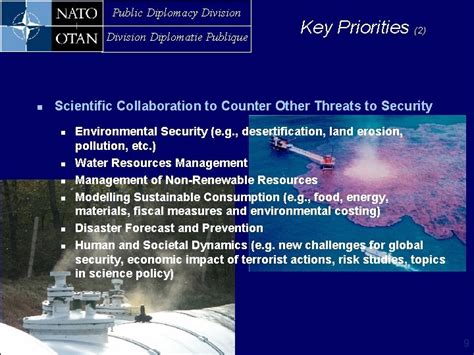 public diplomacy division diplomatie publique  nato science