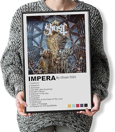 idfine ghost poster rock band poster impera album cover poster