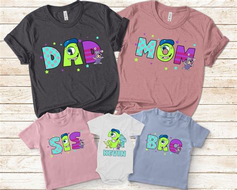 Personalized Monsters Inc Shirt Monsters Inc Birthday Etsy