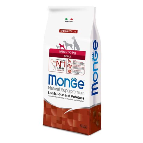 Monge Speciality Line Adult Dog Mini Lamb, Rice & Potatoes - рейтинг ...