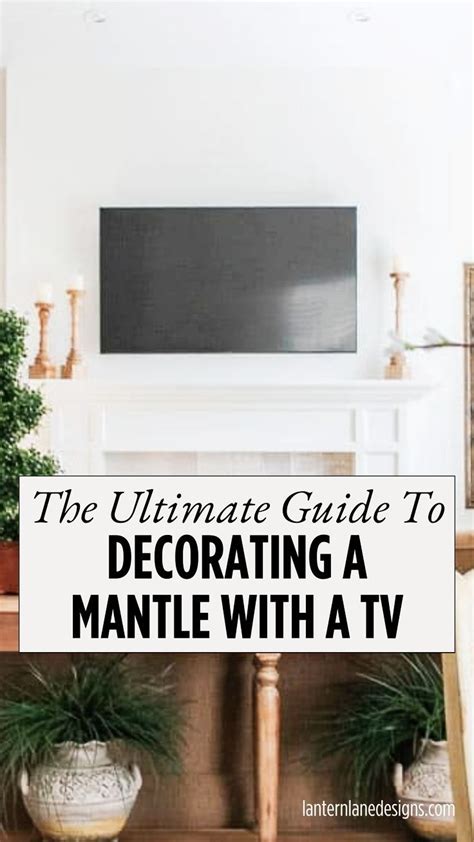 Mantel Decor With TV | Fireplace mantle decor, Fireplace mantel decor ...