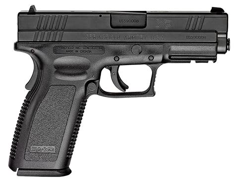 Springfield Xd Pistol Xd9103 357 Sig Sauer 4 Black Polymer Grip