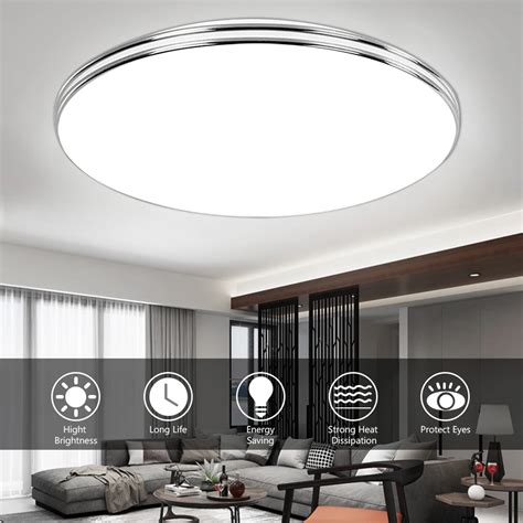 Review Best Price Panel Light Ceiling Lamp Surface Mount Led Bedroom