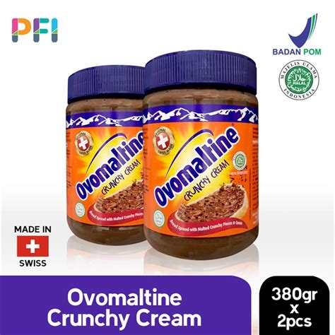 Ovomaltine Crunchy Cream 380g Selai Coklat Bundle 2pcs Lazada Indonesia