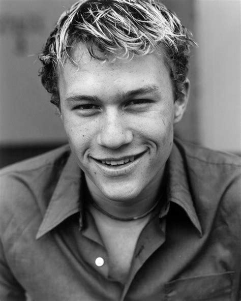 Young Heath Ledger Smiling