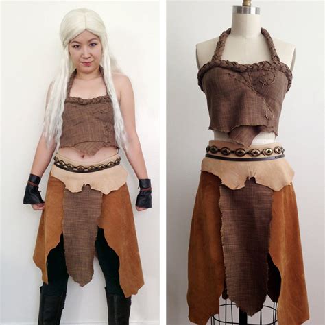 Daenerys Targaryen Cosplay Game Of Thrones Khaleesi Dothraki Etsy