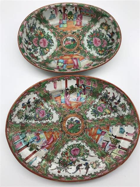 Tray Canton Famille Rose Porcelain China Th Catawiki