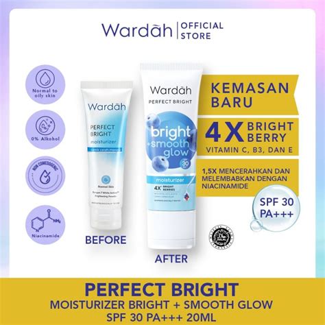 Wardah Perfect Bright Moisturizer Bright Ml Kemasan Baru Lazada