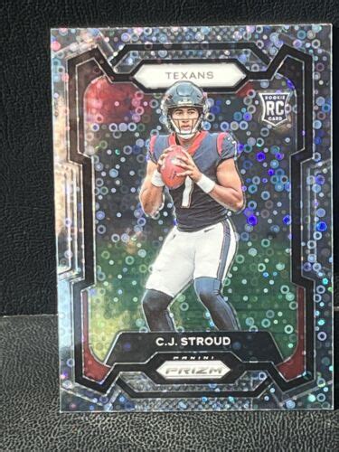 Panini Prizm Cj Stroud Rc Rookie No Huddle Silver Disco