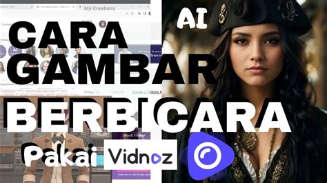 Cara Membuat Gambar Berbicara Dengan Vidnoz Isi Vidnoz Ai Editing