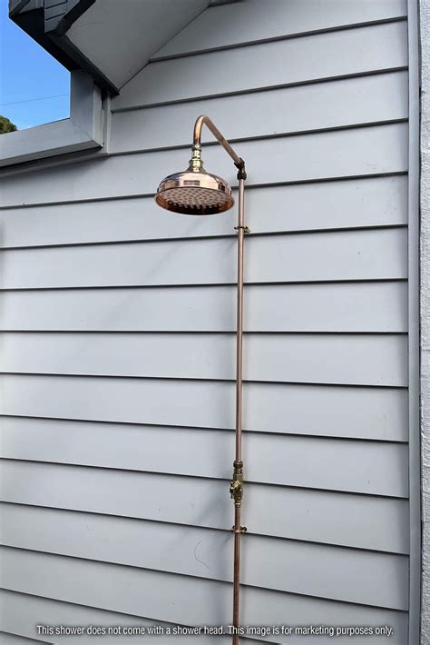Australian Copper Outdoor Showers - Bespoke Copper