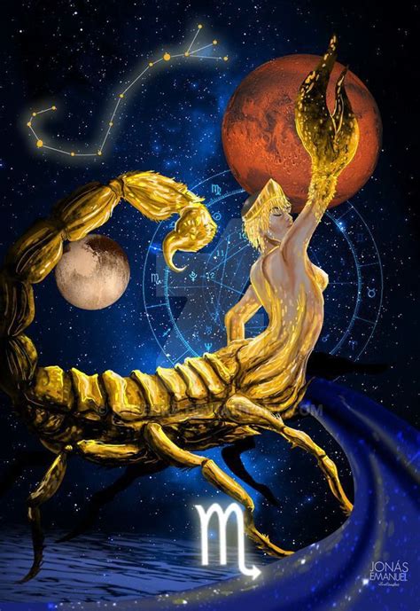 Pin By Lamia Larnaout On Astrological Portrait Of Scorpio Zodiac Art