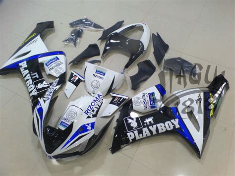 Abs Injection Fairing Kit For Kawasaki Ninja Zx R White