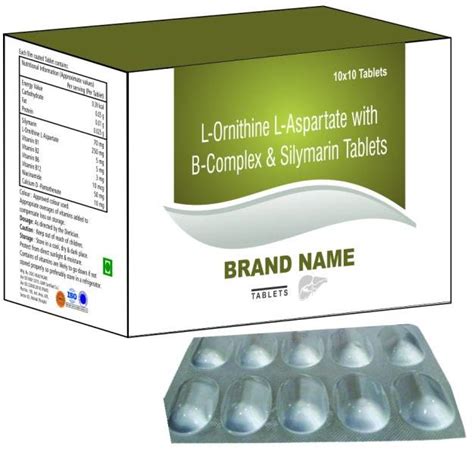 L Ornithine L Aspartate With B Complex And Silymarin Tablets At Rs 145