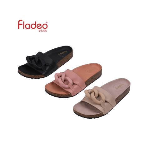 Jual Fladeo K22ldj345 3rvsandal Slide Wanita Slipper Sandals