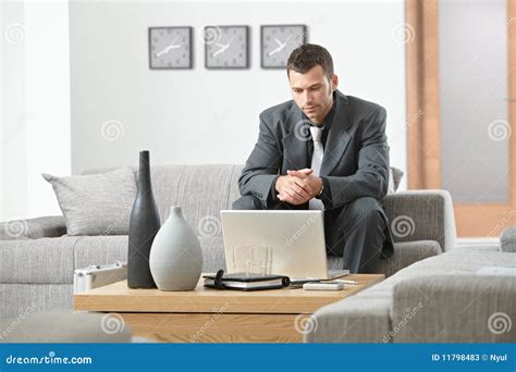 Businessman At Office Stock Image Image Of Comfort Formal 11798483