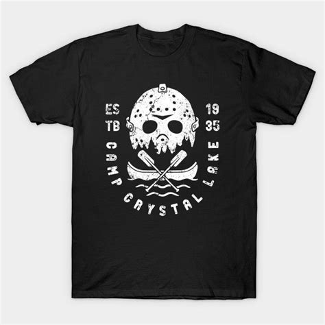 Camp Crystal Lake Jason Voorhees T Shirt The Shirt List Mens