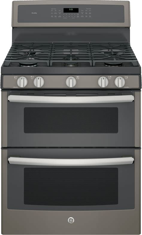 GE Profile 30 Freestanding Natural Gas Range Slate PGB960EEJES