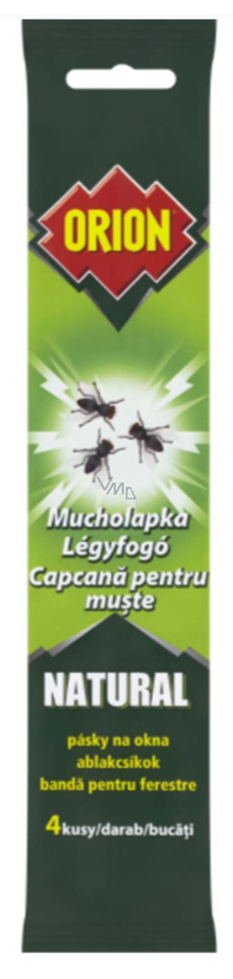 Orion mucholapka závěsné pásky 4 kusy VMD drogerie a parfumerie