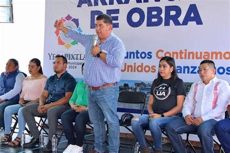 Encabeza Heladio Rafael Sánchez Zavala banderazo de arranque de obra en