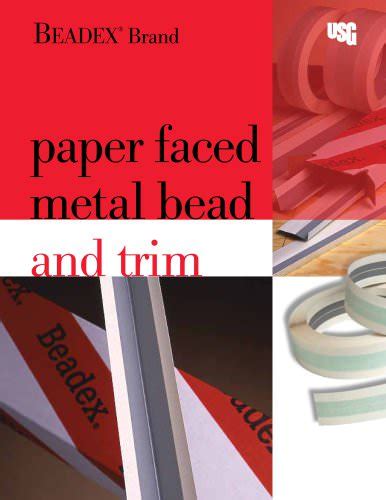 Beadex Paper Faced Bead And Trim Catalog J Usg Pdf Catalogs