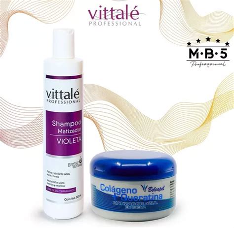 Vittalé Kit De Mantenimiento Para Cabello Plata 2 Piezas Meses sin