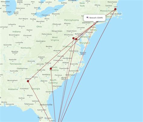 All Flight Routes From New York To West Palm Beach Ewr To Pbi Flight