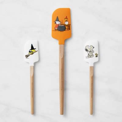 Peanuts Halloween Fsc Wood Spatulas Set Of Williams Sonoma