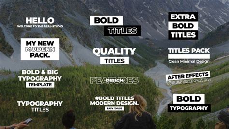 Bold Titles Fcpx Apple Motion Apple Motion Templates Videohive