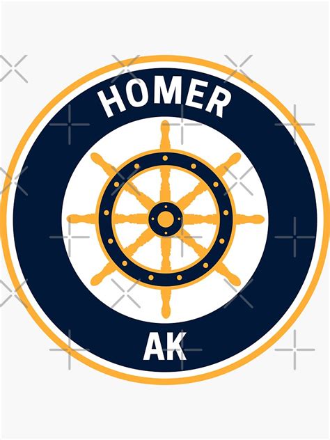 Vintage Homer Alaska Sticker By Fearcity Redbubble