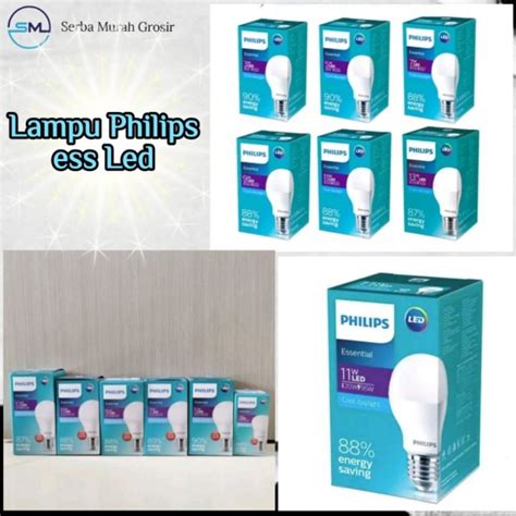 Jual Lampu Capsullampu Tabunglambu Ruanganlampu Ledlampu Philips Ess Led Shopee Indonesia