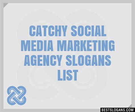 30+ Catchy Social Media Marketing Agency Slogans List, Taglines ...