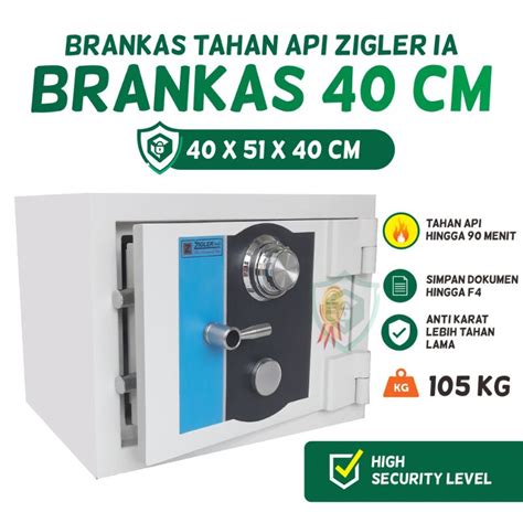 Jual Brankas Brangkas Tahan Api Zigler Size Ia Tinggi Cm Shopee