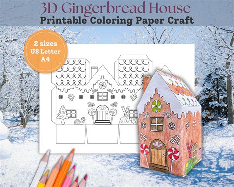 gingerbread house paper bags