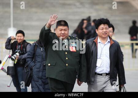 Mao Xinyu, left, grandson of Mao Zedong, founding father of the Peoples Republic of China ...