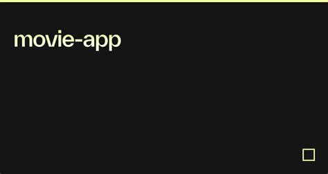Movie App Codesandbox