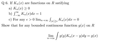 solved    kn  functions   satifying  knx cheggcom