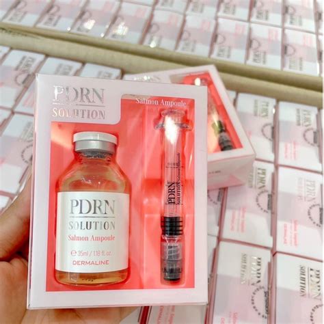 Dermaline Korea Pdrn Solution Salmon Ampoule Serum Ml Shopee Thailand