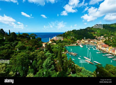 Portofino Village On Ligurian Coast Italy Stock Photo Alamy