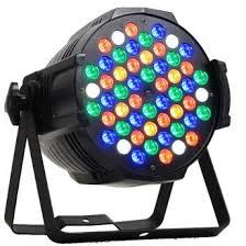 09iluminação Canhao Refletor Par 64 60 Leds 3w Rgb Dmx Digital Triled