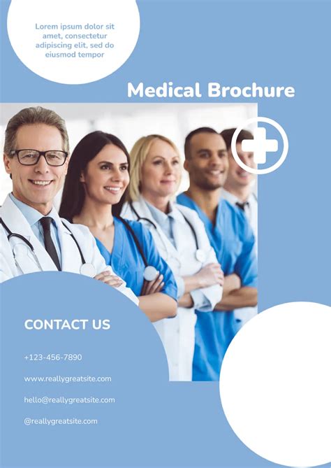 Medical Brochure Template Compatible With Google Docs