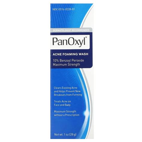 [พร้อมส่ง] นำเข้าจากอเมริกา ของแท้ 100 ครีมโฟมล้างหน้า Panoxyl Acne