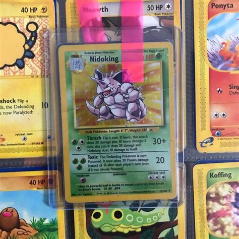 Pokémon Karta Nidoking Holo Rare Base Set Aukro