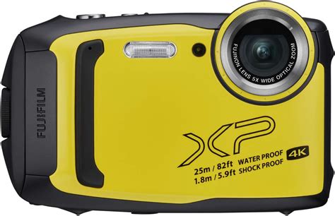 Amazon.com : Fujifilm FinePix XP140 Waterproof Digital Camera w/16GB SD Card - Yellow : Electronics