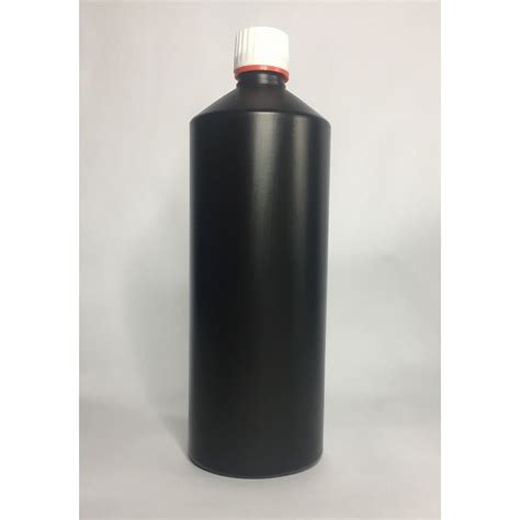 Ml L Black Hdpe Swipe Bottle With Tamper Evident Cap