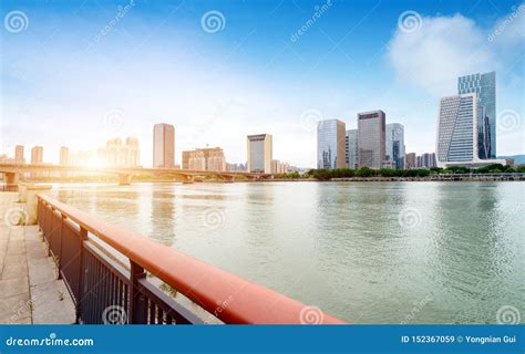 Fuzhou Cityscape, China stock image. Image of cityscape - 152367059