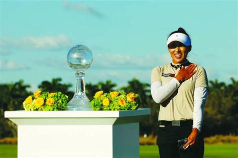 Amy Yang Wins Tour Lilia Vu Captures Poy Honours Gulf Times