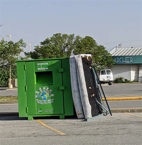 Bartlesville Community News - Ugh! Someone dumped an old bed in the